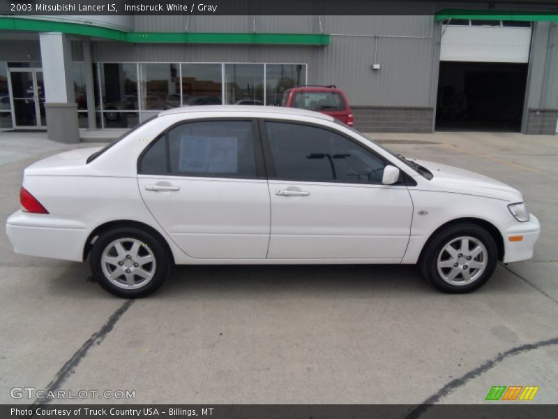 Innsbruck White / Gray 2003 Mitsubishi Lancer LS