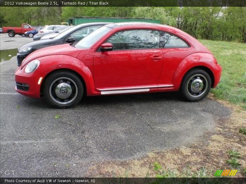 Tornado Red / Titan Black 2012 Volkswagen Beetle 2.5L