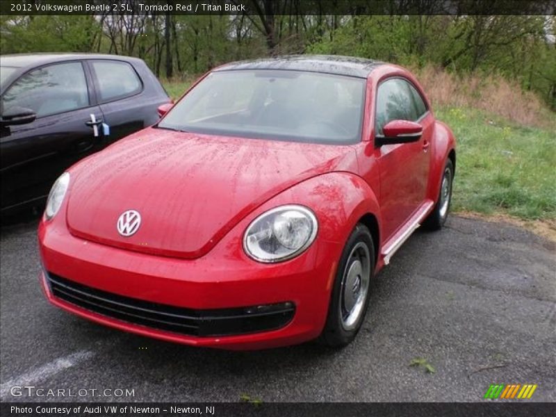 Tornado Red / Titan Black 2012 Volkswagen Beetle 2.5L