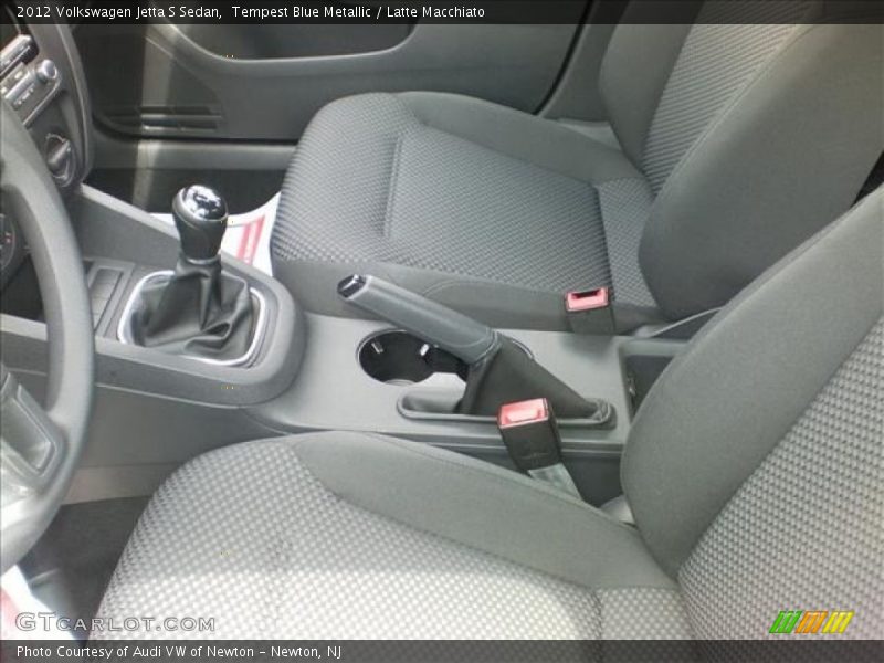 Tempest Blue Metallic / Latte Macchiato 2012 Volkswagen Jetta S Sedan