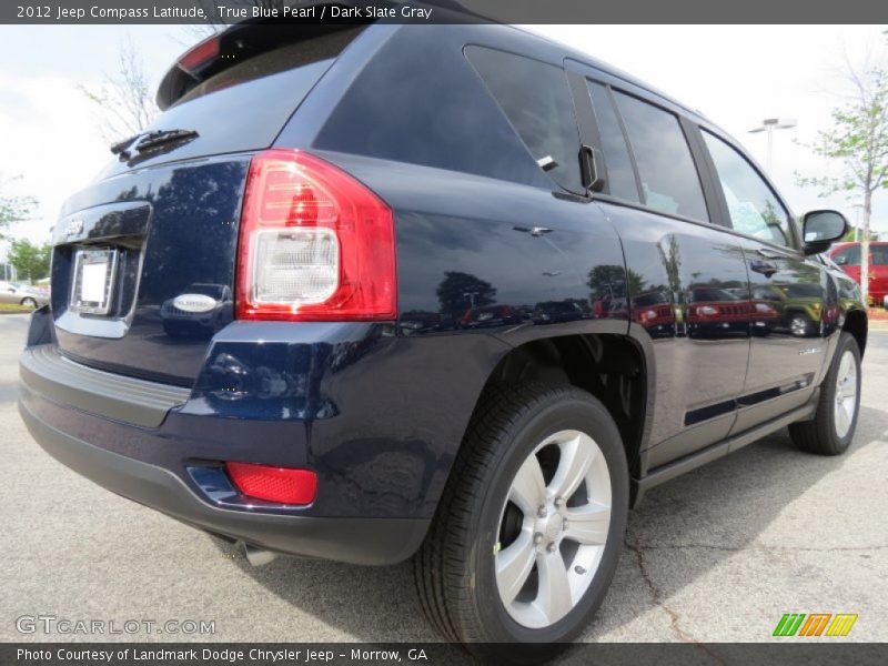True Blue Pearl / Dark Slate Gray 2012 Jeep Compass Latitude