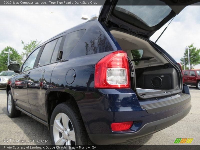 True Blue Pearl / Dark Slate Gray 2012 Jeep Compass Latitude