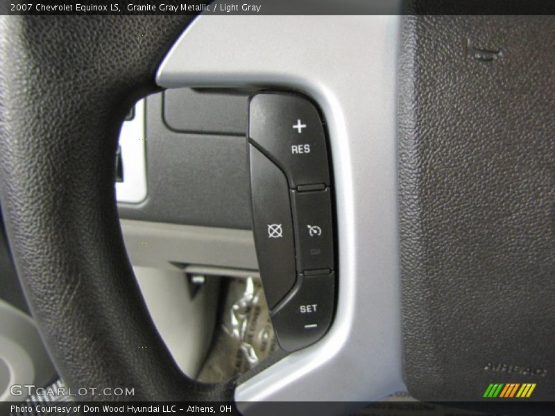 Granite Gray Metallic / Light Gray 2007 Chevrolet Equinox LS