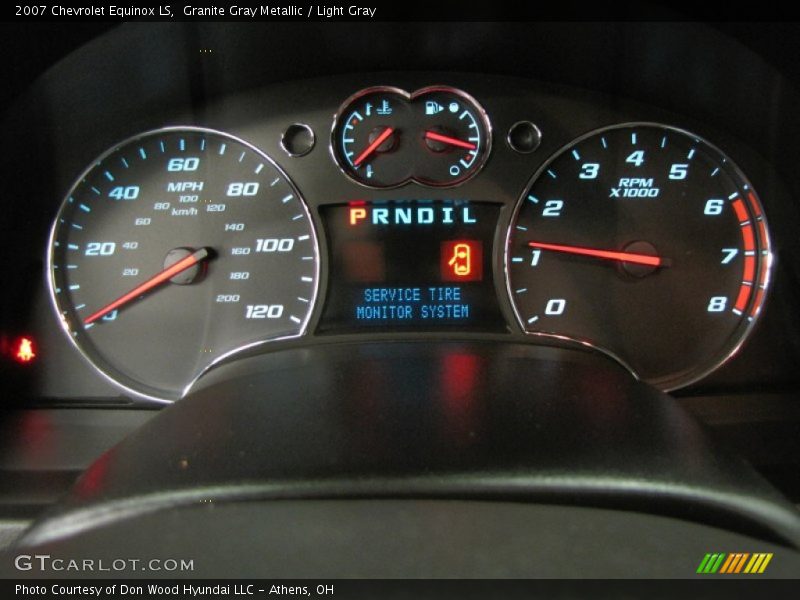 Granite Gray Metallic / Light Gray 2007 Chevrolet Equinox LS