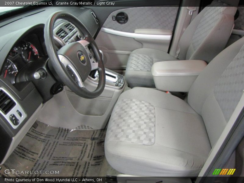 Granite Gray Metallic / Light Gray 2007 Chevrolet Equinox LS