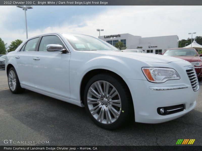Bright White / Dark Frost Beige/Light Frost Beige 2012 Chrysler 300 C