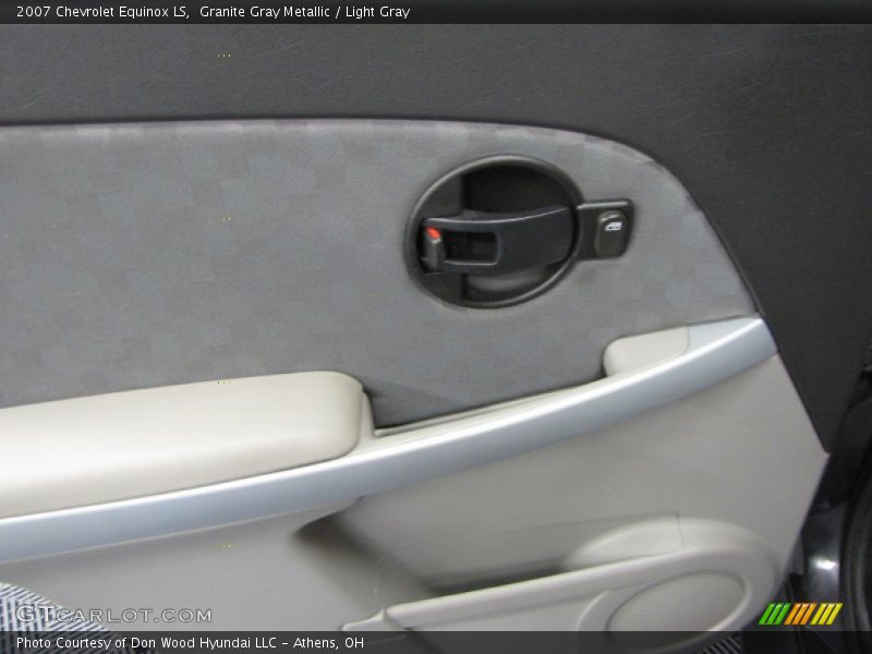 Granite Gray Metallic / Light Gray 2007 Chevrolet Equinox LS