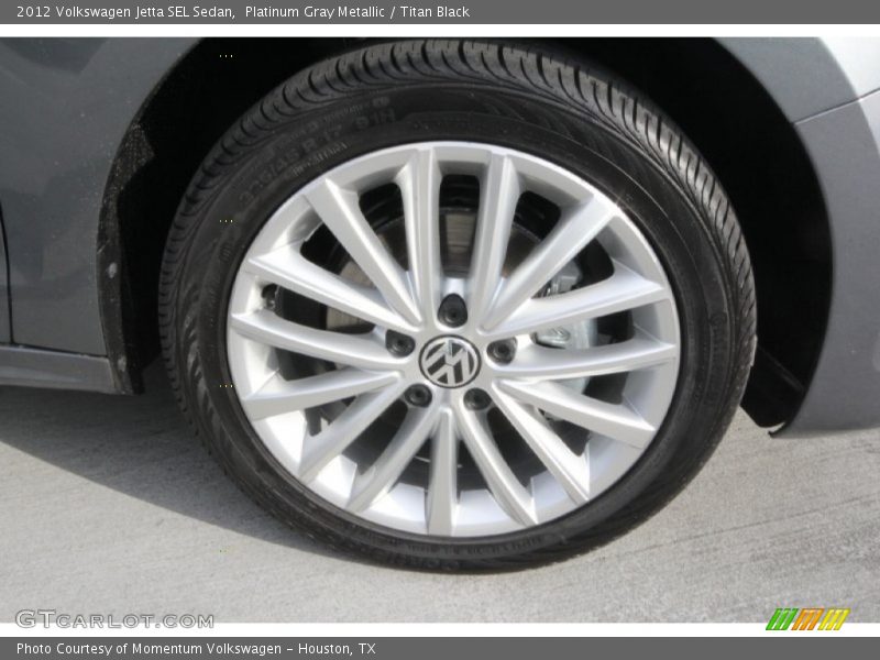 Platinum Gray Metallic / Titan Black 2012 Volkswagen Jetta SEL Sedan