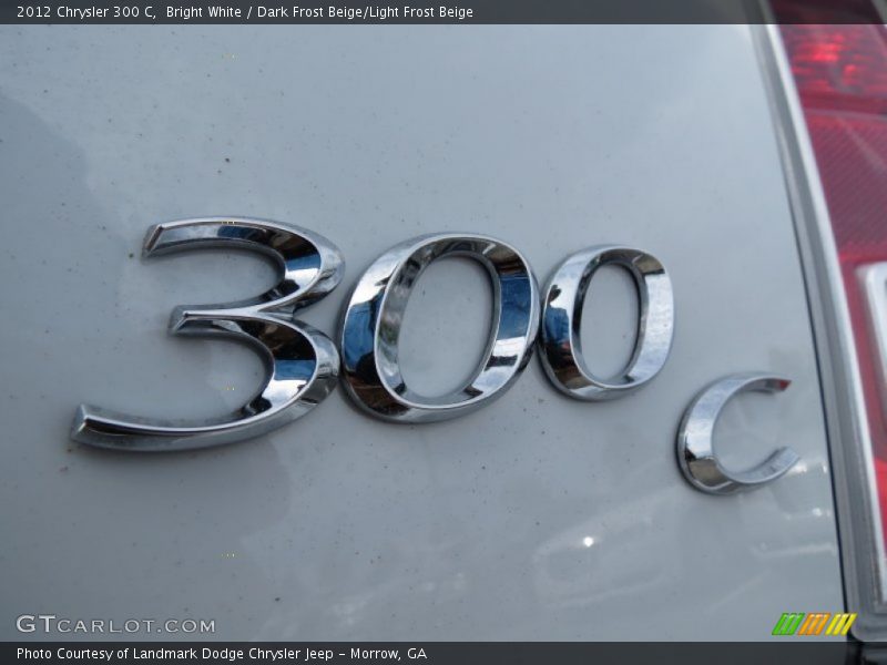 Bright White / Dark Frost Beige/Light Frost Beige 2012 Chrysler 300 C