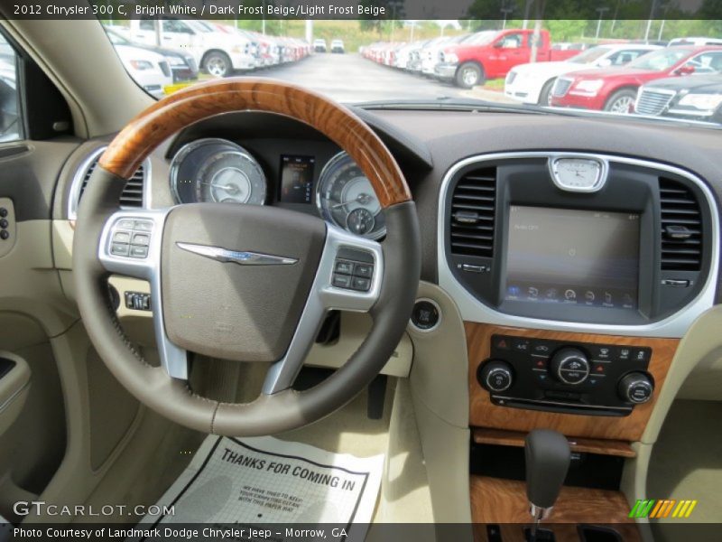 Bright White / Dark Frost Beige/Light Frost Beige 2012 Chrysler 300 C