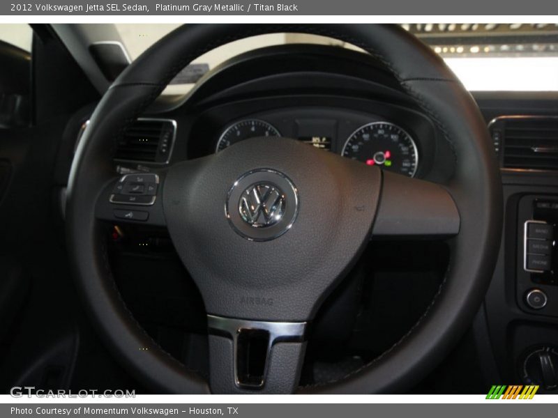 Platinum Gray Metallic / Titan Black 2012 Volkswagen Jetta SEL Sedan