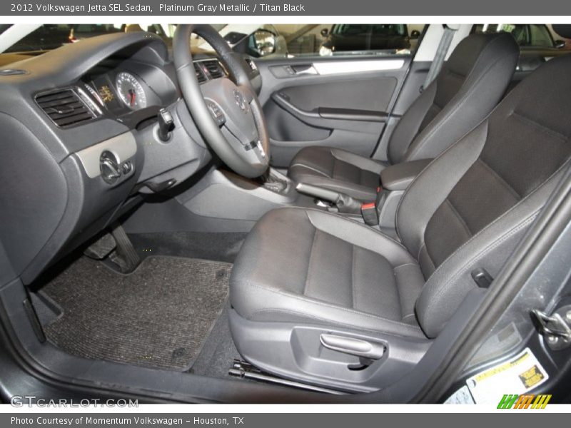 Platinum Gray Metallic / Titan Black 2012 Volkswagen Jetta SEL Sedan