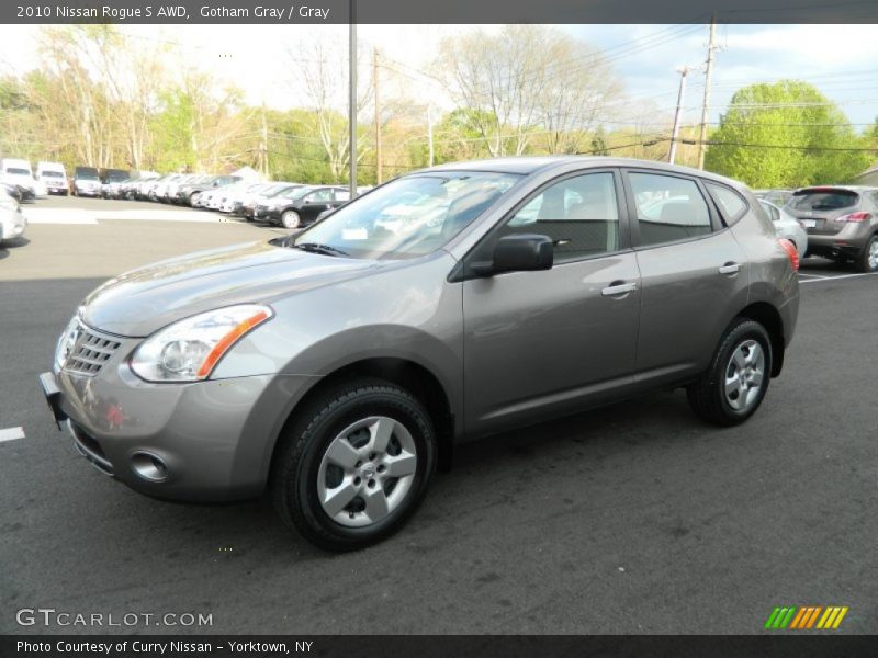 Gotham Gray / Gray 2010 Nissan Rogue S AWD