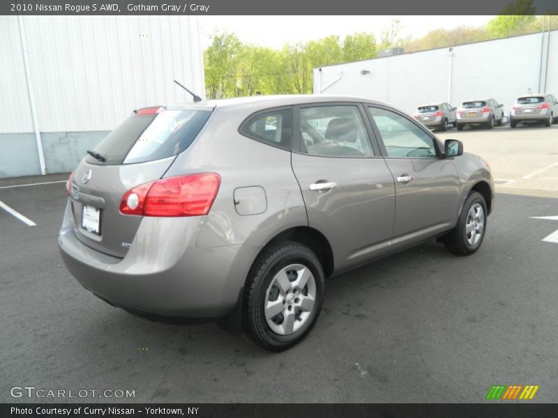 Gotham Gray / Gray 2010 Nissan Rogue S AWD