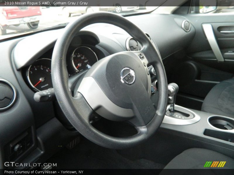 Gotham Gray / Gray 2010 Nissan Rogue S AWD