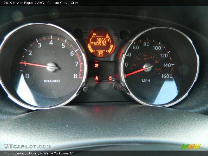 Gotham Gray / Gray 2010 Nissan Rogue S AWD