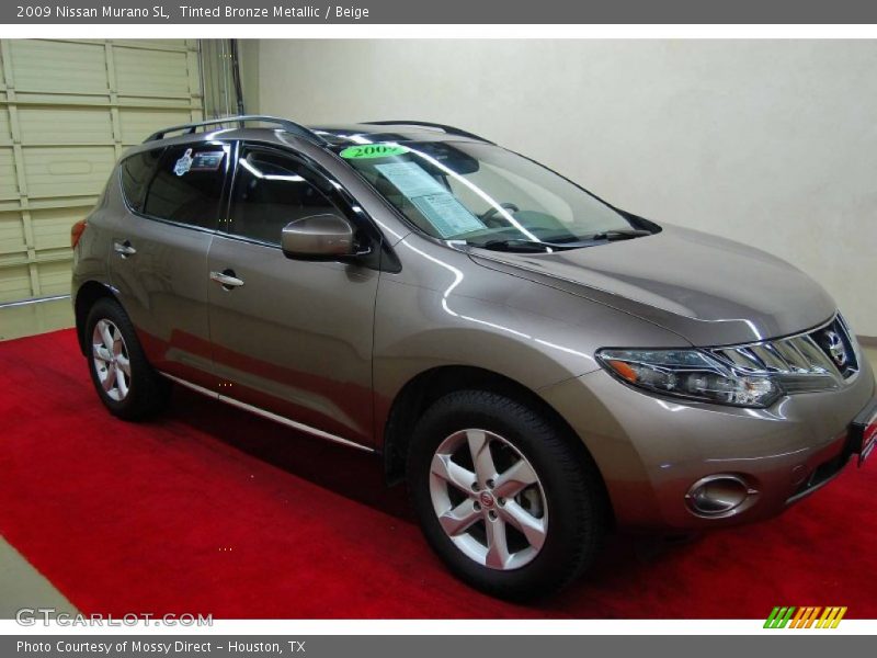Tinted Bronze Metallic / Beige 2009 Nissan Murano SL