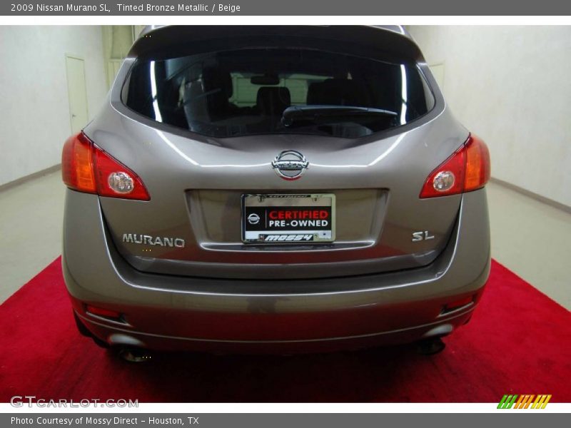 Tinted Bronze Metallic / Beige 2009 Nissan Murano SL