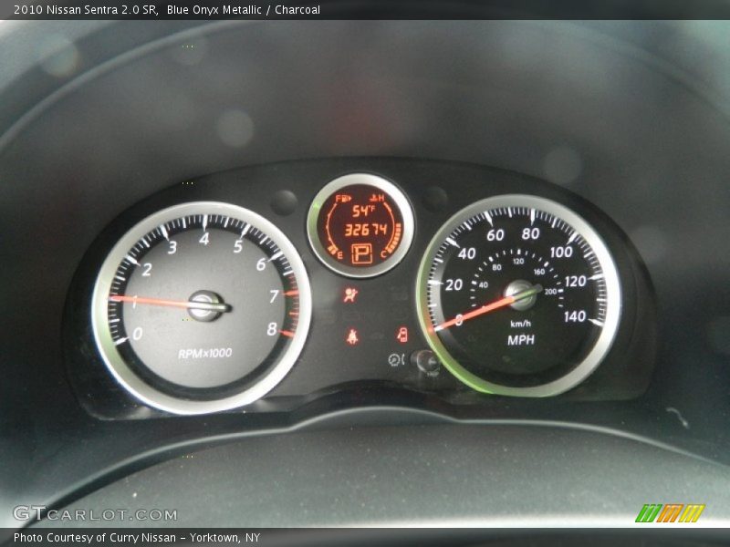 Blue Onyx Metallic / Charcoal 2010 Nissan Sentra 2.0 SR