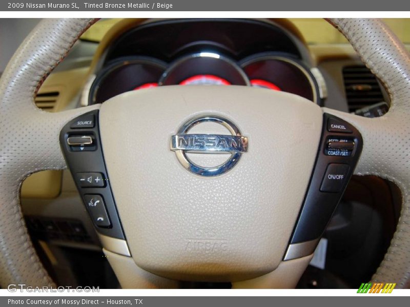 Tinted Bronze Metallic / Beige 2009 Nissan Murano SL