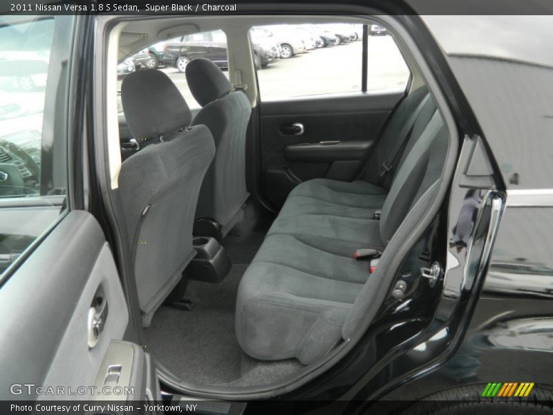 Super Black / Charcoal 2011 Nissan Versa 1.8 S Sedan
