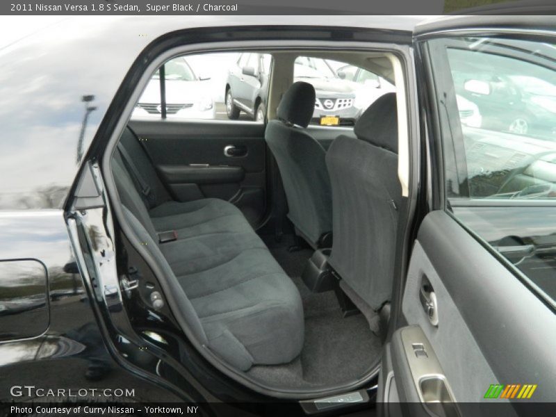 Super Black / Charcoal 2011 Nissan Versa 1.8 S Sedan