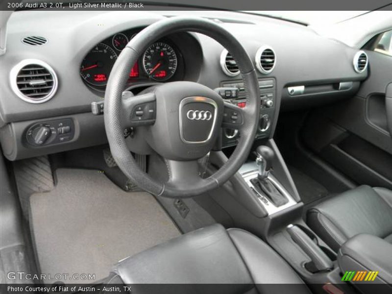 Light Silver Metallic / Black 2006 Audi A3 2.0T