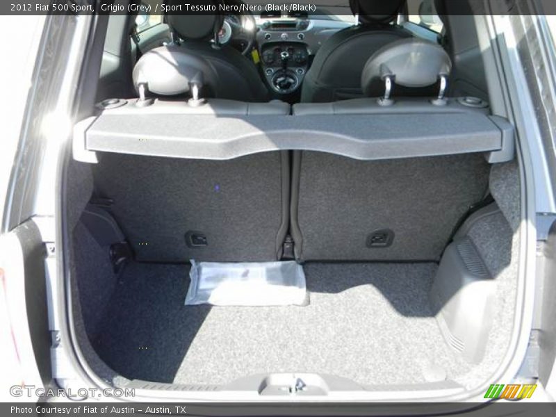 Grigio (Grey) / Sport Tessuto Nero/Nero (Black/Black) 2012 Fiat 500 Sport