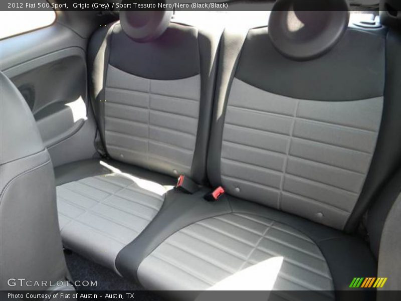Grigio (Grey) / Sport Tessuto Nero/Nero (Black/Black) 2012 Fiat 500 Sport