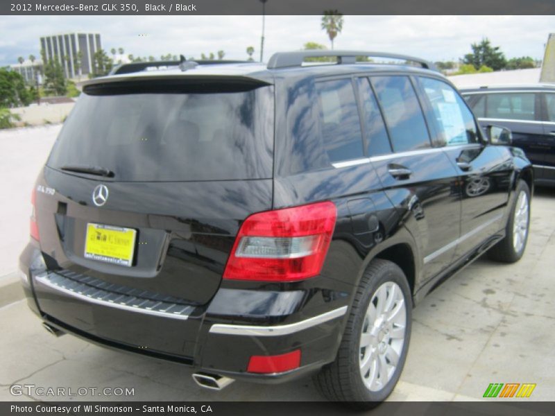 Black / Black 2012 Mercedes-Benz GLK 350