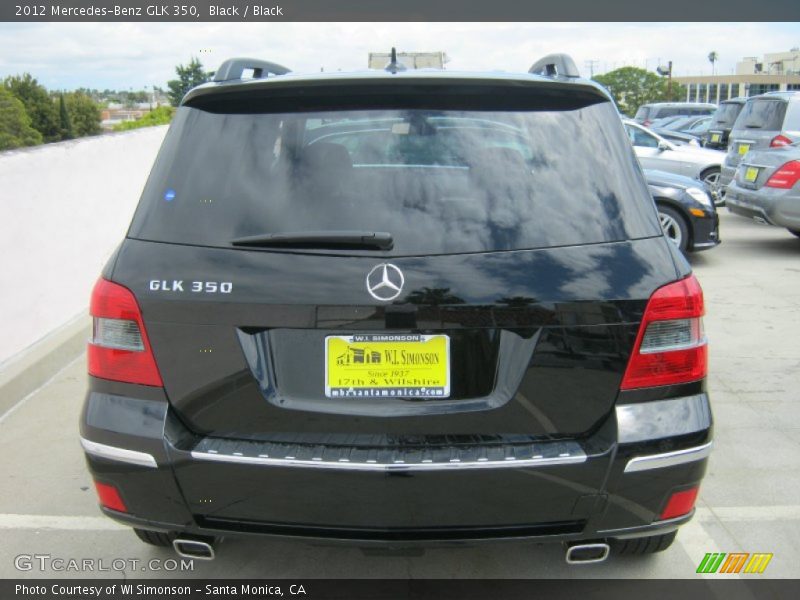 Black / Black 2012 Mercedes-Benz GLK 350