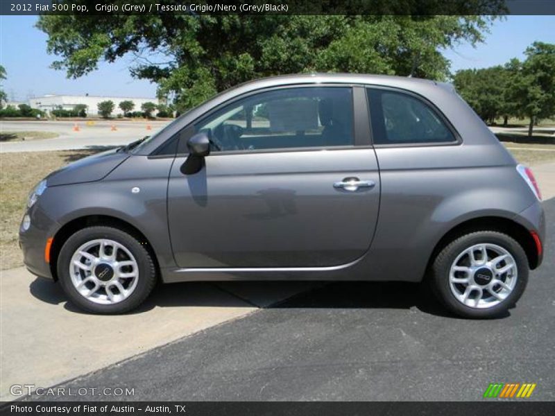 Grigio (Grey) / Tessuto Grigio/Nero (Grey/Black) 2012 Fiat 500 Pop