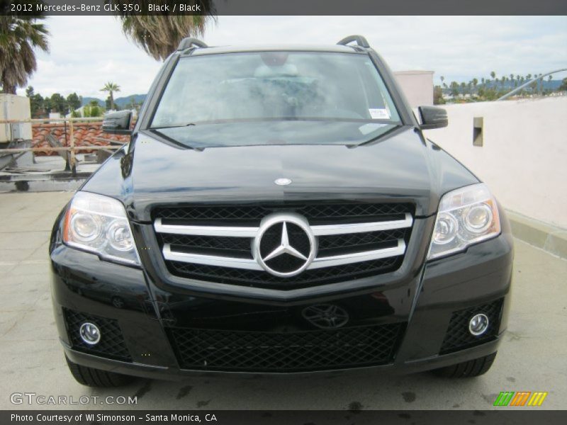 Black / Black 2012 Mercedes-Benz GLK 350