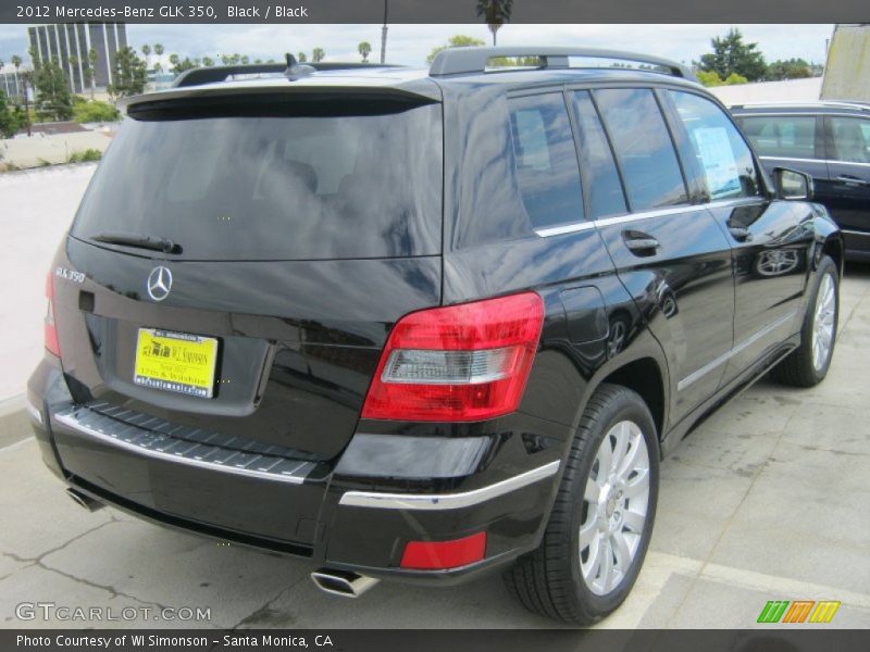 Black / Black 2012 Mercedes-Benz GLK 350