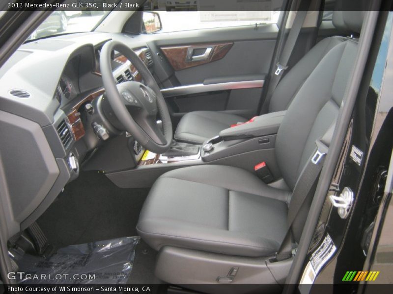 Black / Black 2012 Mercedes-Benz GLK 350