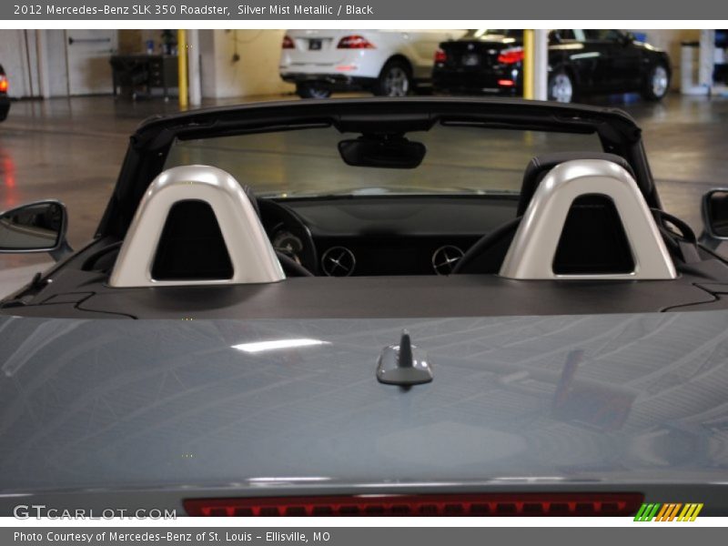 Silver Mist Metallic / Black 2012 Mercedes-Benz SLK 350 Roadster