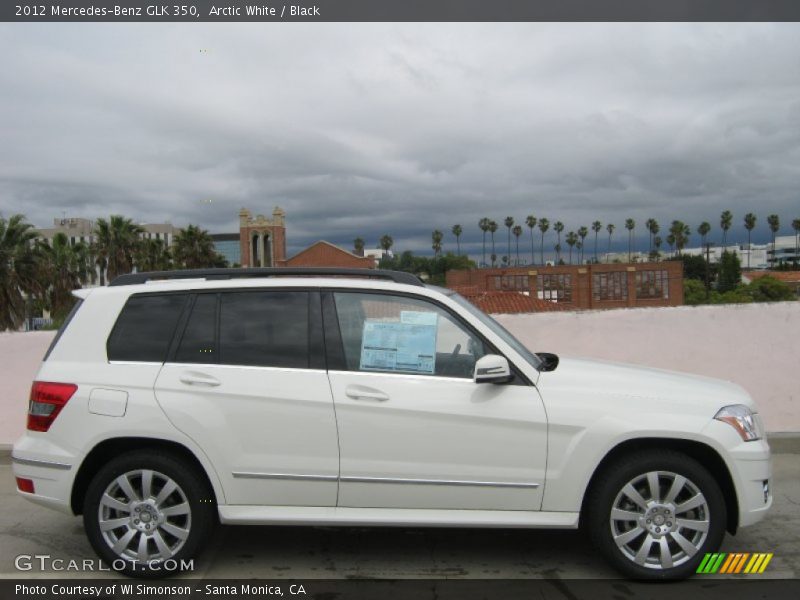 Arctic White / Black 2012 Mercedes-Benz GLK 350