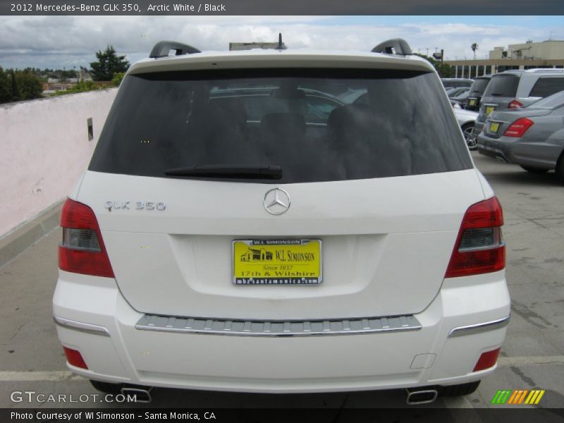 Arctic White / Black 2012 Mercedes-Benz GLK 350