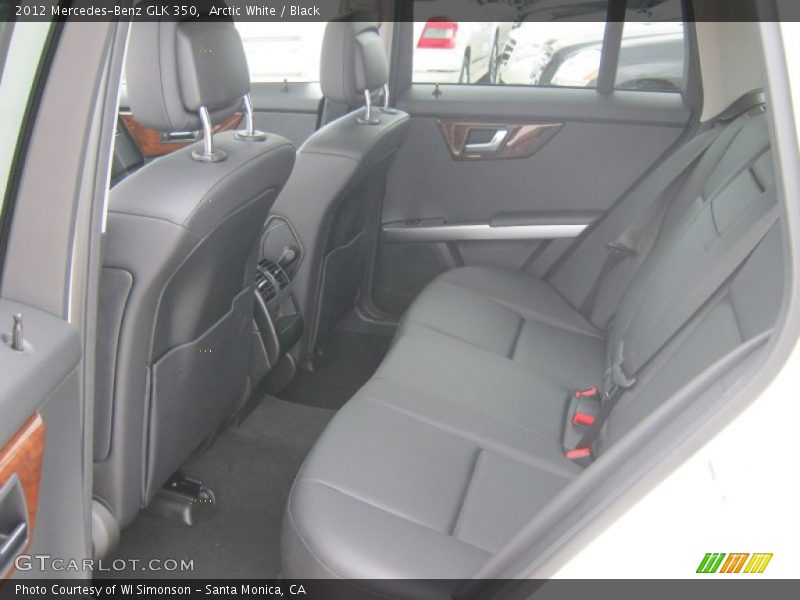 Arctic White / Black 2012 Mercedes-Benz GLK 350
