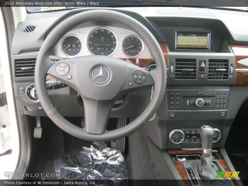Arctic White / Black 2012 Mercedes-Benz GLK 350