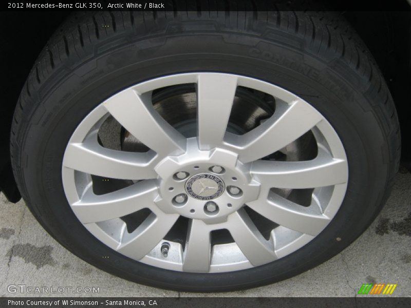 Arctic White / Black 2012 Mercedes-Benz GLK 350