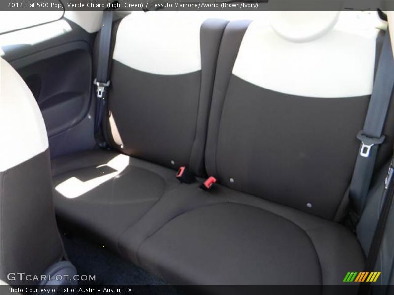 Verde Chiaro (Light Green) / Tessuto Marrone/Avorio (Brown/Ivory) 2012 Fiat 500 Pop