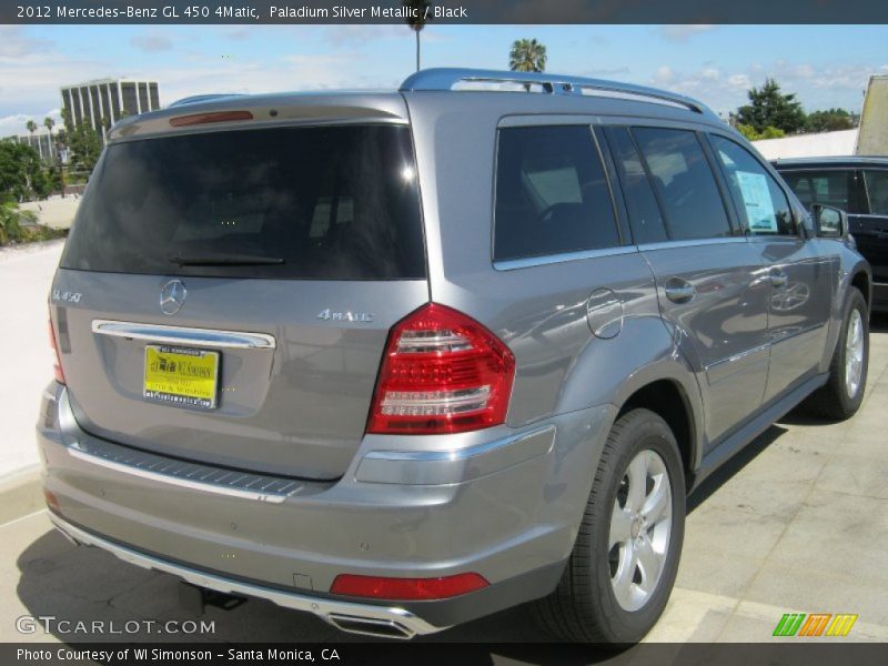 Paladium Silver Metallic / Black 2012 Mercedes-Benz GL 450 4Matic