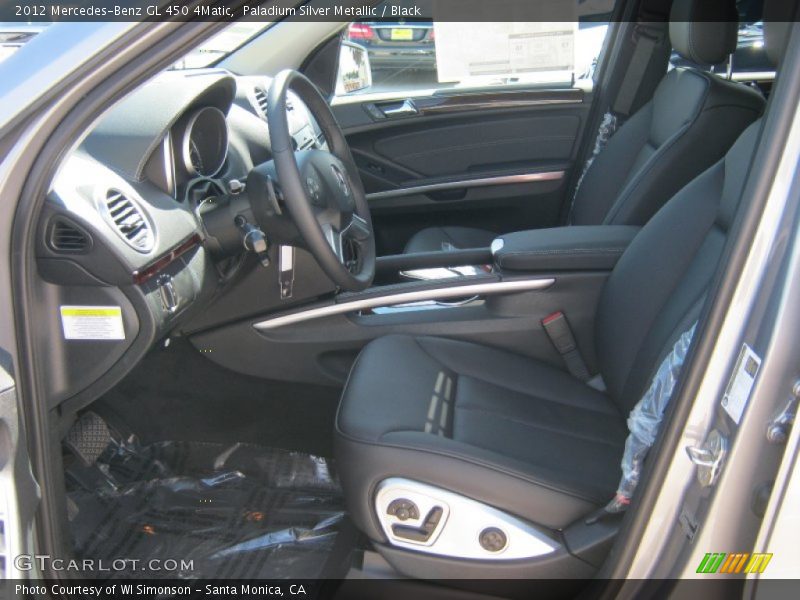 Paladium Silver Metallic / Black 2012 Mercedes-Benz GL 450 4Matic