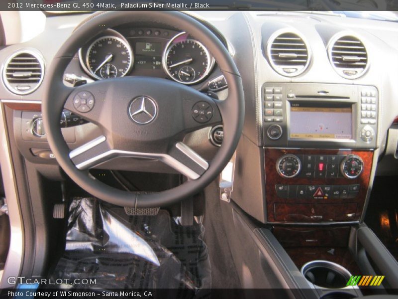 Paladium Silver Metallic / Black 2012 Mercedes-Benz GL 450 4Matic