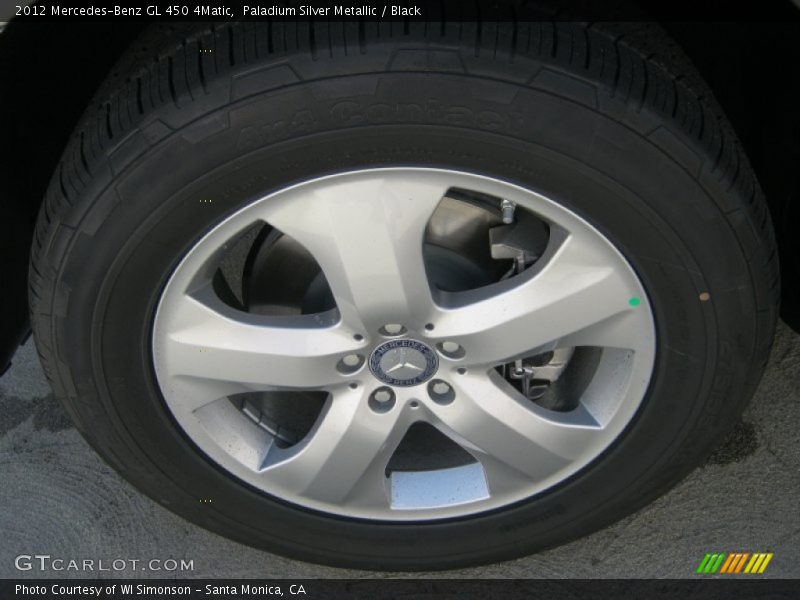Paladium Silver Metallic / Black 2012 Mercedes-Benz GL 450 4Matic