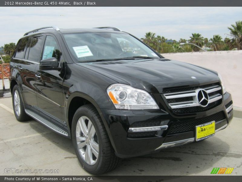 Black / Black 2012 Mercedes-Benz GL 450 4Matic