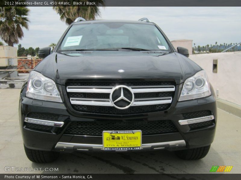 Black / Black 2012 Mercedes-Benz GL 450 4Matic