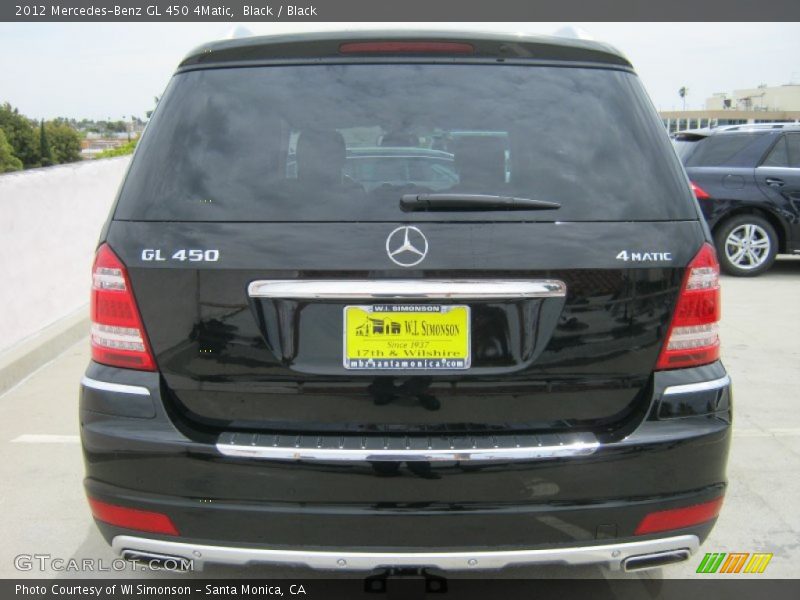 Black / Black 2012 Mercedes-Benz GL 450 4Matic