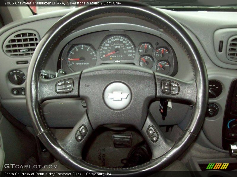 Silverstone Metallic / Light Gray 2006 Chevrolet TrailBlazer LT 4x4